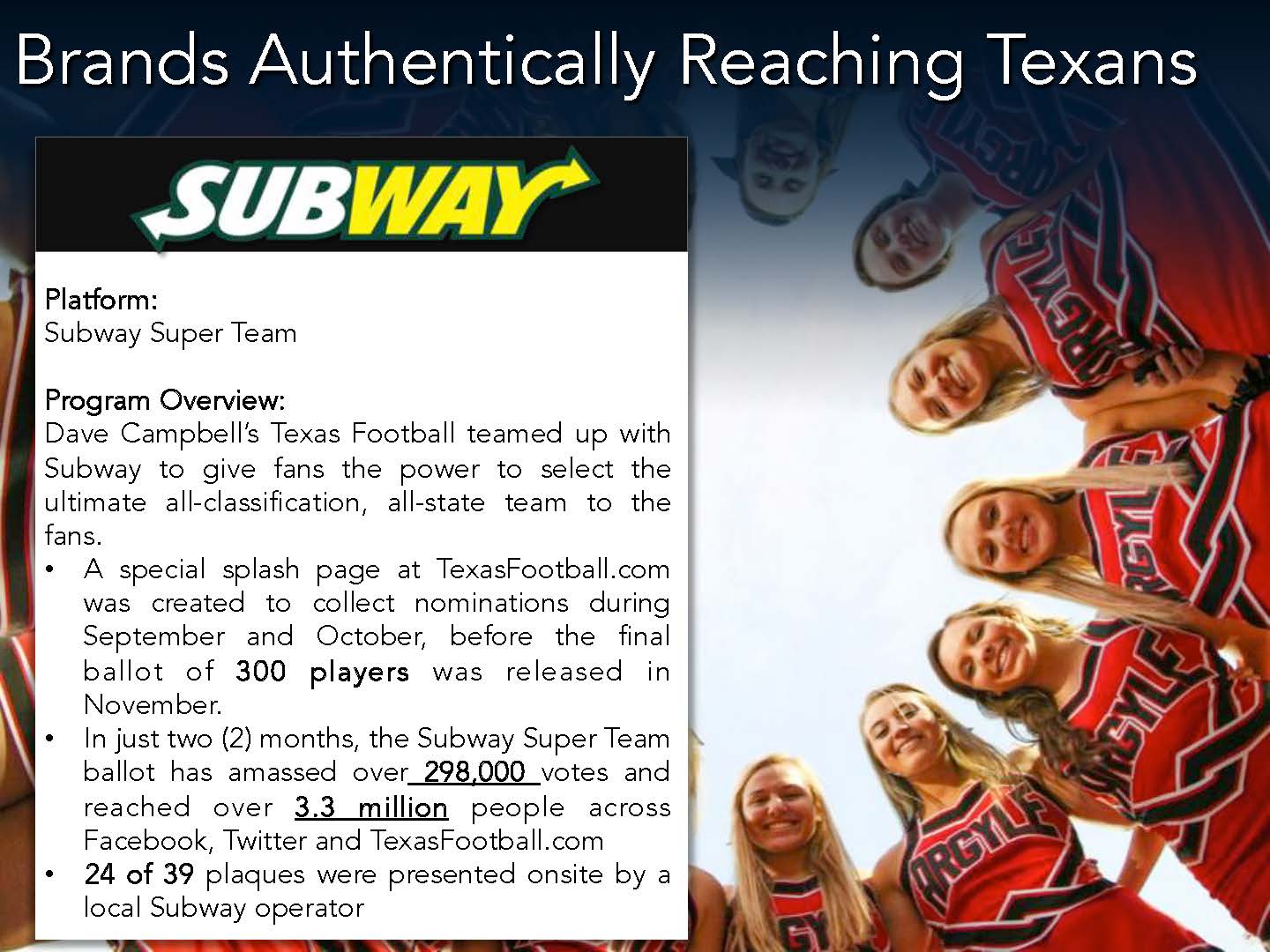 Subway Super Team