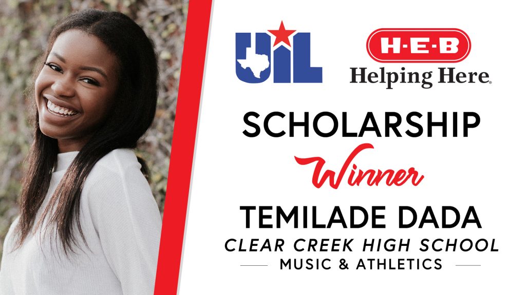 UIL Scholarship recipient Temilade Dada of Clear Creek High School.